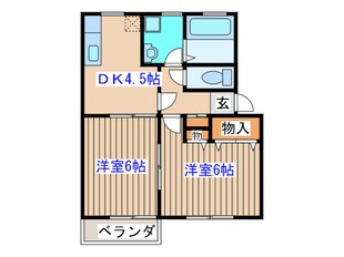 ブランコートⅠの物件間取画像